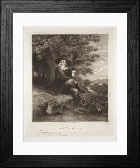 Framed Print : Izaak Walton, 1898. Creator: Samuel Arlent-Edwards (American, 1862-1938) Framed Print : Izaak Walton, 1898. Creator: Samuel Arlent-Edwards (American, 1862-1938)