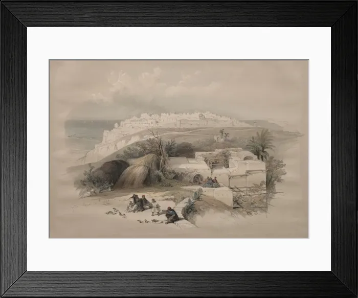 Framed Print : Jaffa, 1839. Creator: David Roberts (British, 1796-1864) Framed Print : Jaffa, 1839. Creator: David Roberts (British, 1796-1864)