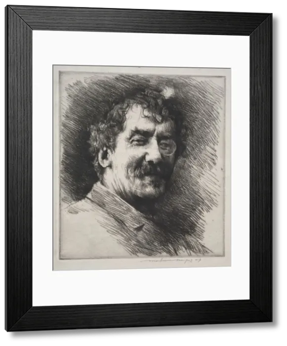 Framed Print : James MacNeill Whistler. Creator: Mortimer Menpes (British, 1860-1938) Framed Print : James MacNeill Whistler. Creator: Mortimer Menpes (British, 1860-1938)