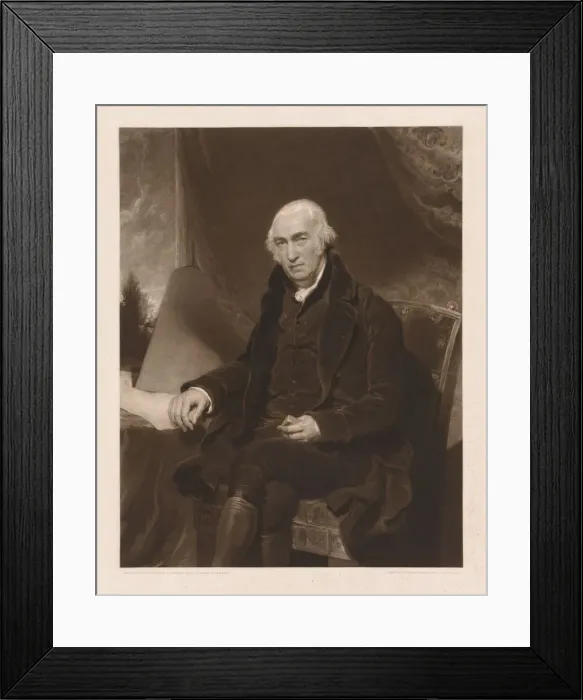 Framed Print : James Watt, 1815. Creator: Charles Turner (British, c. 1773-1857) Framed Print : James Watt, 1815. Creator: Charles Turner (British, c. 1773-1857)