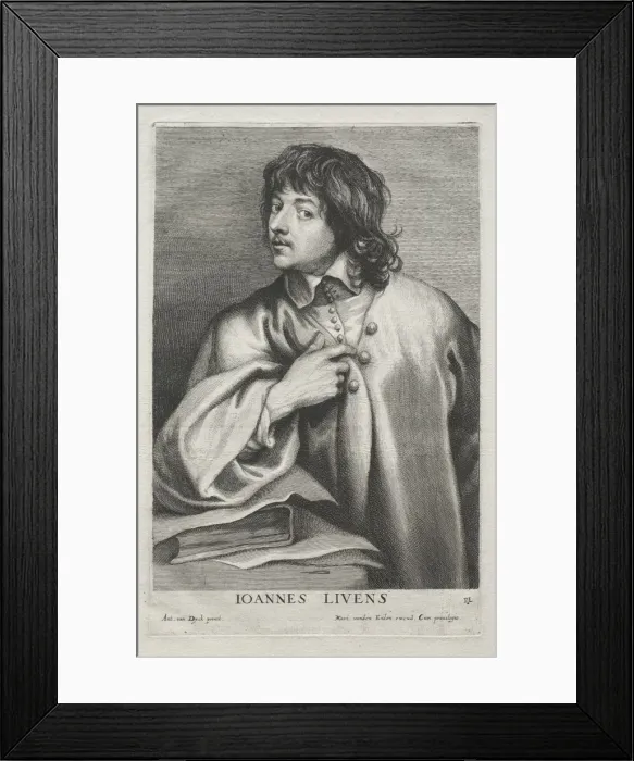 Framed Print : Jan Lievens, 1636-1641. Creator: Lucas Emil Vorsterman (Flemish, 1595-1675) Framed Print : Jan Lievens, 1636-1641. Creator: Lucas Emil Vorsterman (Flemish, 1595-1675)