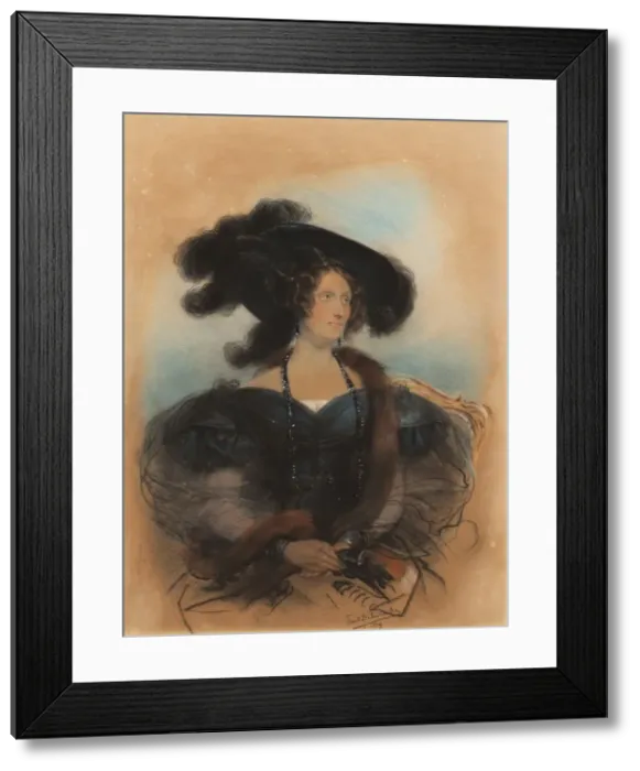 Framed Print : Jane Jarvis, 1830-1831. Creator: Paul Delaroche (French, 1797-1856) Framed Print : Jane Jarvis, 1830-1831. Creator: Paul Delaroche (French, 1797-1856)