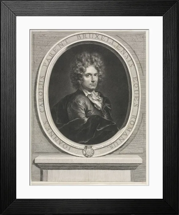 Framed Print : Jean Charles Parent. Creator: Gerard Edelinck (French, 1640-1707) Framed Print : Jean Charles Parent. Creator: Gerard Edelinck (French, 1640-1707)
