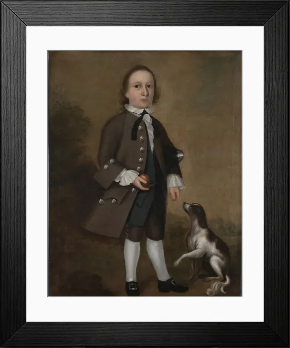 Framed Print : Jeremiah Belknap, c. 1758. Creator: Joseph Badger (American, 1708-1765) Framed Print : Jeremiah Belknap, c. 1758. Creator: Joseph Badger (American, 1708-1765)