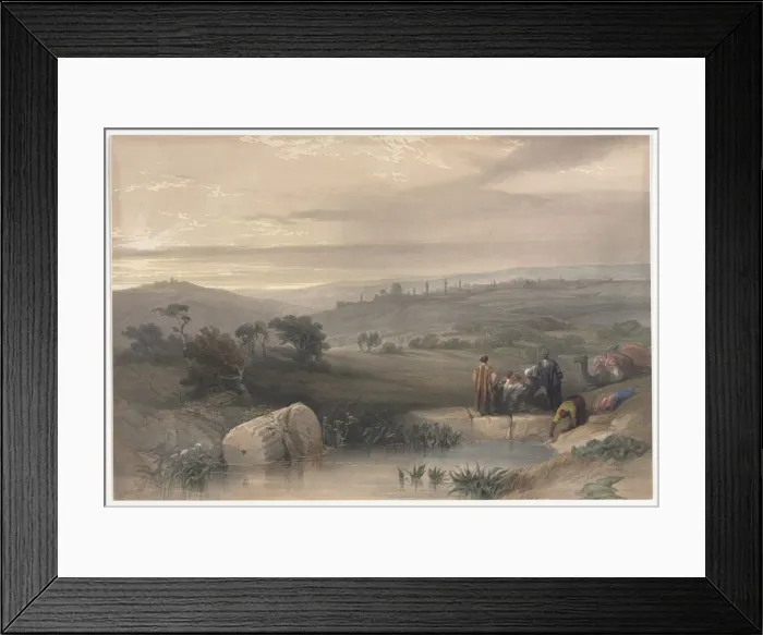 Framed Print : Jerusalem from the North, 1839. Creator: David Roberts (British, 1796-1864) Framed Print : Jerusalem from the North, 1839. Creator: David Roberts (British, 1796-1864)