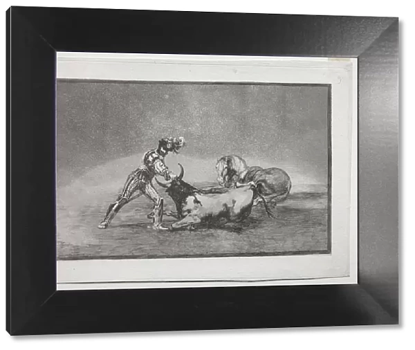 La Tauramaquia: A Spanish Knight Kills the Bull after Having Lost His Horse, 1815-1816