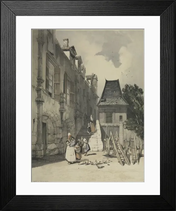 Framed Print : LAbbaye St. Amand, Rouen, 1839. Creator: Thomas Shotter Boys (British, 1803-1874) Framed Print : LAbbaye St. Amand, Rouen, 1839. Creator: Thomas Shotter Boys (British, 1803-1874)