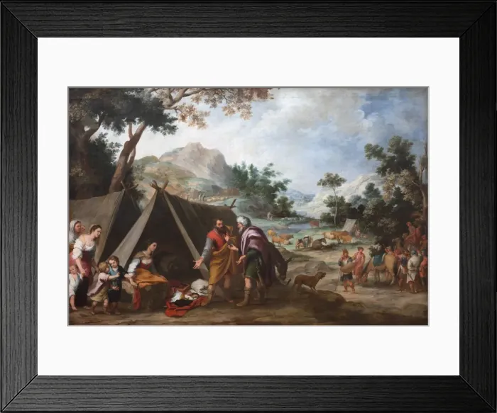 Framed Print : Laban Searching for his Stolen Household Gods, c