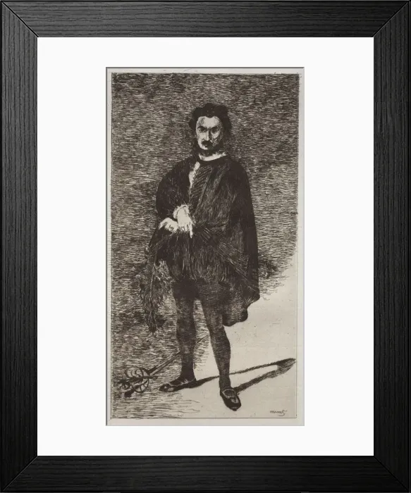 Framed Print : Lacteur tragique. Creator: Edouard Manet (French, 1832-1883) Framed Print : Lacteur tragique. Creator: Edouard Manet (French, 1832-1883)