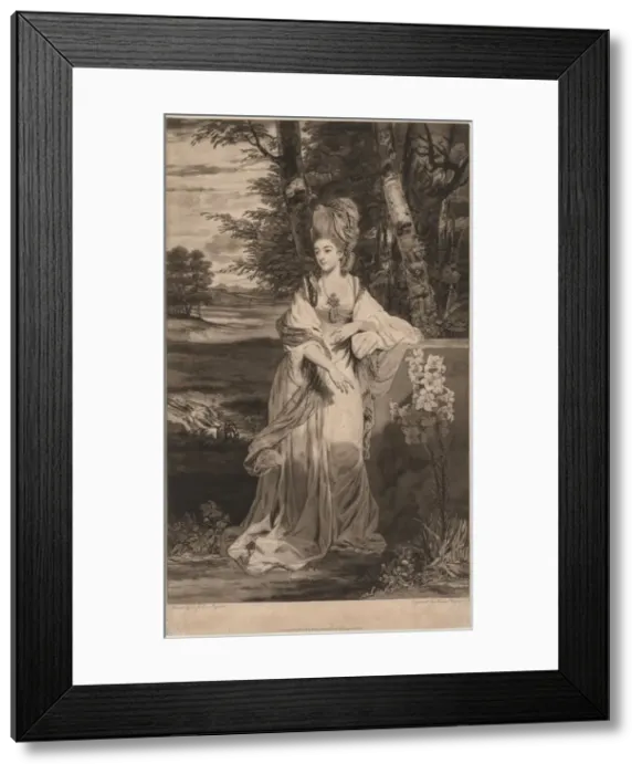 Framed Print : Lady Bampfylde, 1779. Creator: Thomas Watson (British, 1743 (?)-1781) Framed Print : Lady Bampfylde, 1779. Creator: Thomas Watson (British, 1743 (?)-1781)