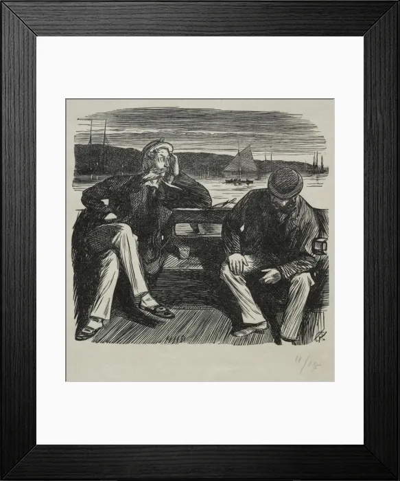 Framed Print : Lady Nelly - the Flirt, 1869. Creator: Charles Samuel Keene (British, 1823-1891) Framed Print : Lady Nelly - the Flirt, 1869. Creator: Charles Samuel Keene (British, 1823-1891)