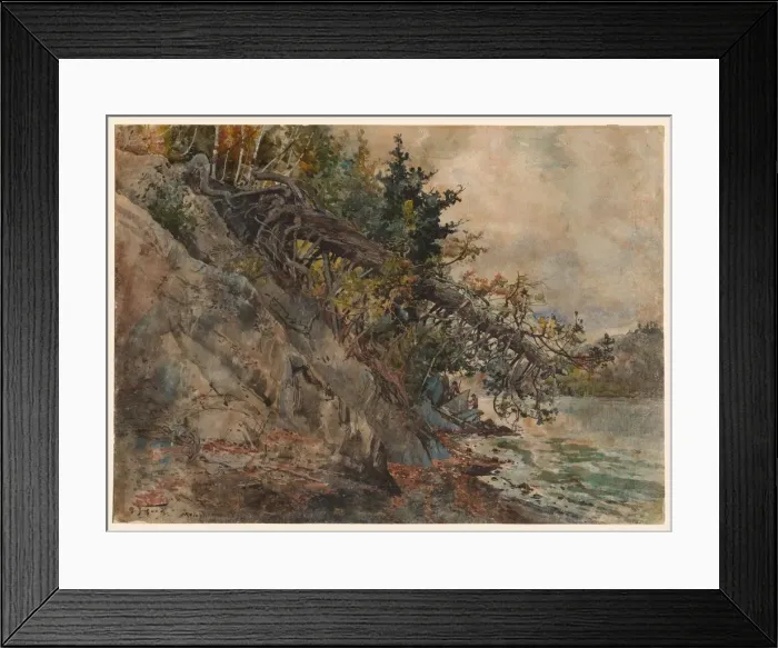 Framed Print : Lake Memphremagog, c. 1880s. Creator: Harry Fenn (American, 1838 / 45-1911) Framed Print : Lake Memphremagog, c. 1880s. Creator: Harry Fenn (American, 1838 / 45-1911)