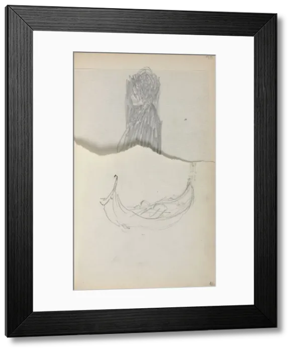 Framed Print : Italian Sketchbook: Gondola (page 46), 1898-1899. Creator: Maurice Prendergast (American Framed Print : Italian Sketchbook: Gondola (page 46), 1898-1899. Creator: Maurice Prendergast (American