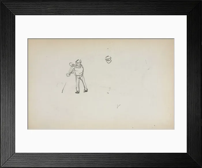 Framed Print : Italian Sketchbook: Gondolier (page 13), 1898-1899. Creator: Maurice Prendergast (American Framed Print : Italian Sketchbook: Gondolier (page 13), 1898-1899. Creator: Maurice Prendergast (American
