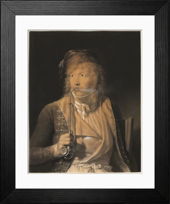 Framed Print : Jacques Luc Barbier-Valbonne, 1796. Creator: Jean-Baptiste Isabey (French, 1767-1855) Framed Print : Jacques Luc Barbier-Valbonne, 1796. Creator: Jean-Baptiste Isabey (French, 1767-1855)