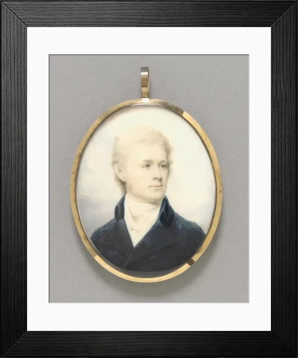 Framed Print : James Alexander Ross Cuthbert, 1799. Creator: Edward Greene Malbone (American, 1777-1807) Framed Print : James Alexander Ross Cuthbert, 1799. Creator: Edward Greene Malbone (American, 1777-1807)