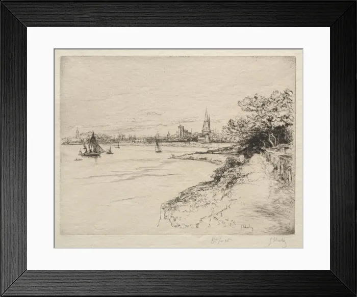 Framed Print : La Falaise dOrbigny. Creator: Gustave Leheutre (French, 1861-1932) Framed Print : La Falaise dOrbigny. Creator: Gustave Leheutre (French, 1861-1932)