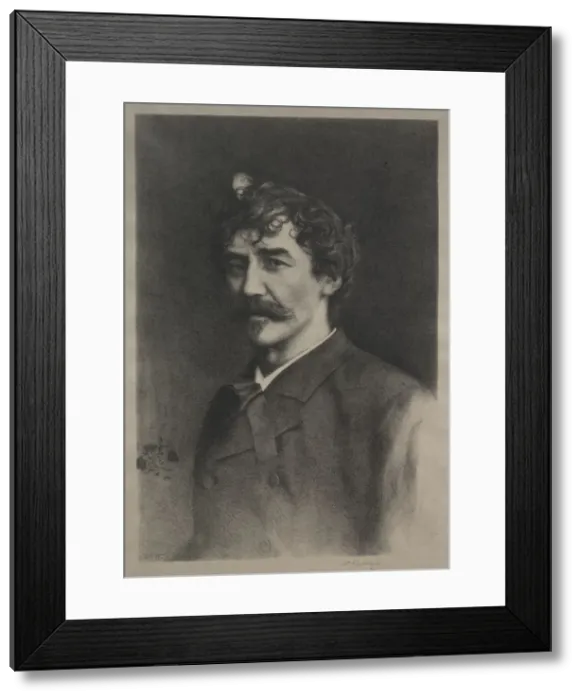 Framed Print : James MacNeill Whistler. Creator: Thomas Robert Way (British, 1861-1913) Framed Print : James MacNeill Whistler. Creator: Thomas Robert Way (British, 1861-1913)