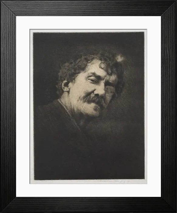 Framed Print : James MacNeill Whistler. Creator: Mortimer Menpes (British, 1860-1938) Framed Print : James MacNeill Whistler. Creator: Mortimer Menpes (British, 1860-1938)