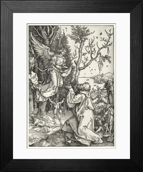 Framed Print : Joachim and the Angel, c. 1504. Creator: Albrecht Dürer (German, 1471-1528) Framed Print : Joachim and the Angel, c. 1504. Creator: Albrecht Dürer (German, 1471-1528)