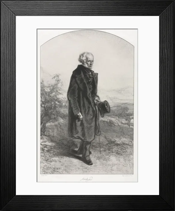 Framed Print : Jean Baptiste Isabey, 1854-1856. Creator: Paul Gavarni (French, 1804-1866) Framed Print : Jean Baptiste Isabey, 1854-1856. Creator: Paul Gavarni (French, 1804-1866)