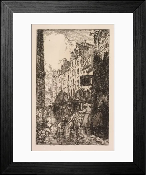 Framed Print : La Bievre, Les Gobelins, Saint-Severin: Le Quartier Saint-Severin Framed Print : La Bievre, Les Gobelins, Saint-Severin: Le Quartier Saint-Severin