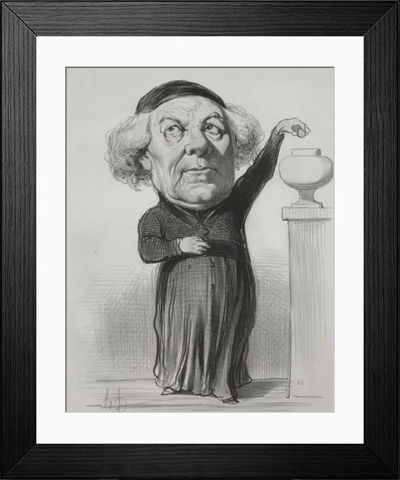 Framed Print : Jean Jacques Fayet, Bishop of Orleans, 1849. Creator: Honore Daumier (French, 1808-1879) Framed Print : Jean Jacques Fayet, Bishop of Orleans, 1849. Creator: Honore Daumier (French, 1808-1879)