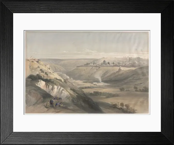 Framed Print : Jerusalem from the Mount of Olives, 1839. Creator: David Roberts (British, 1796-1864) Framed Print : Jerusalem from the Mount of Olives, 1839. Creator: David Roberts (British, 1796-1864)