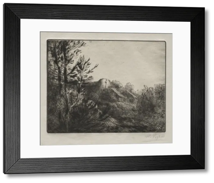 Framed Print : La ferme de valoux. Creator: Alphonse Legros (French, 1837-1911) Framed Print : La ferme de valoux. Creator: Alphonse Legros (French, 1837-1911)