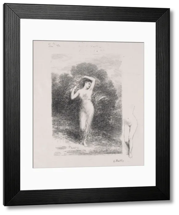 Framed Print : La jeune Malade. Creator: Henri Fantin-Latour (French, 1836-1904) Framed Print : La jeune Malade. Creator: Henri Fantin-Latour (French, 1836-1904)