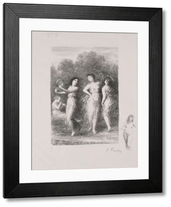 Framed Print : La jeune Malade. Creator: Henri Fantin-Latour (French, 1836-1904) Framed Print : La jeune Malade. Creator: Henri Fantin-Latour (French, 1836-1904)