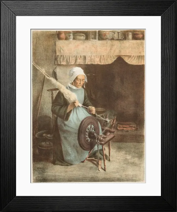 Framed Print : LAieule, 1899. Creator: Jeanne Granes (French, 1887-1917); Imprimerie Champenois Framed Print : LAieule, 1899. Creator: Jeanne Granes (French, 1887-1917); Imprimerie Champenois