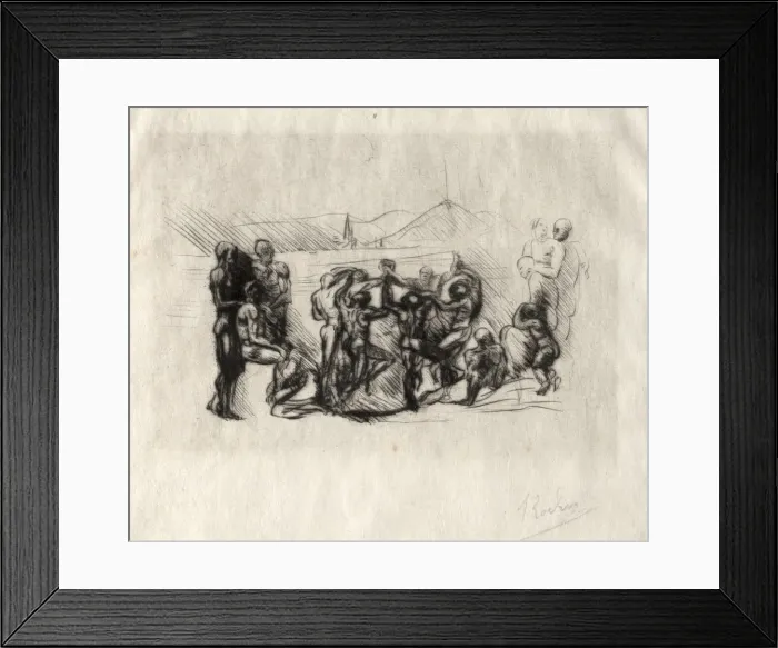 Framed Print : La Ronde, 1883?. Creator: Auguste Rodin (French, 1840-1917) Framed Print : La Ronde, 1883?. Creator: Auguste Rodin (French, 1840-1917)