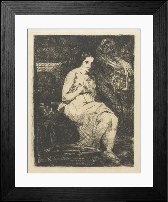 Framed Print : La Toilette. Creator: Edouard Manet (French, 1832-1883) Framed Print : La Toilette. Creator: Edouard Manet (French, 1832-1883)