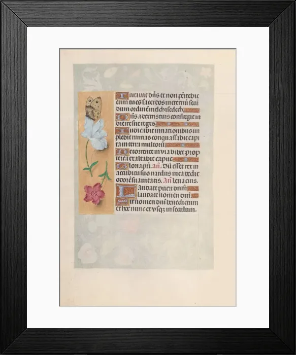 Framed Print : Hours of Queen Isabella the Catholic, Queen of Spain: Fol. 147v, c. 1500. Creator Framed Print : Hours of Queen Isabella the Catholic, Queen of Spain: Fol. 147v, c. 1500. Creator