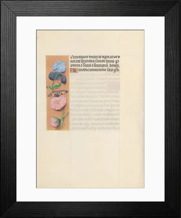 Framed Print : Hours of Queen Isabella the Catholic, Queen of Spain: Fol. 145v, c. 1500. Creator Framed Print : Hours of Queen Isabella the Catholic, Queen of Spain: Fol. 145v, c. 1500. Creator