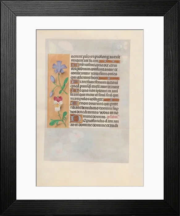 Framed Print : Hours of Queen Isabella the Catholic, Queen of Spain: Fol. 155v, c. 1500. Creator Framed Print : Hours of Queen Isabella the Catholic, Queen of Spain: Fol. 155v, c. 1500. Creator