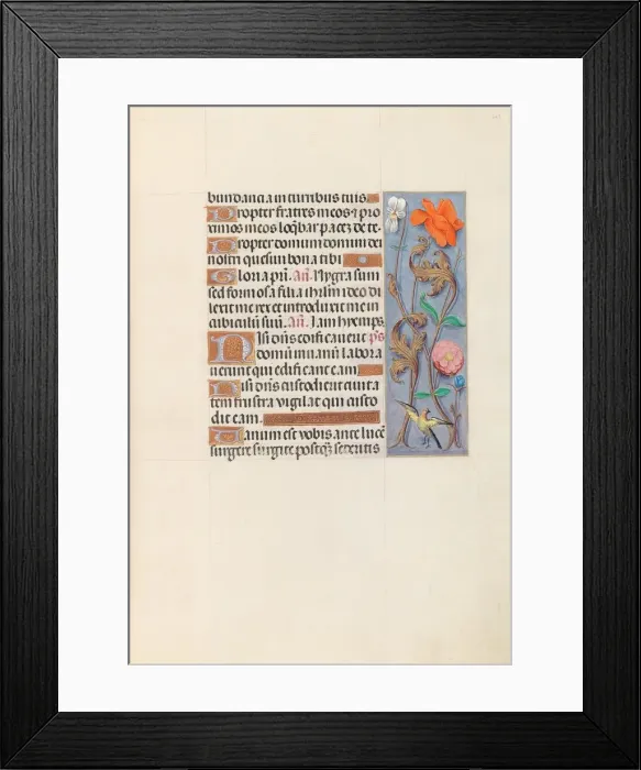 Framed Print : Hours of Queen Isabella the Catholic, Queen of Spain: Fol. 149r, c. 1500. Creator Framed Print : Hours of Queen Isabella the Catholic, Queen of Spain: Fol. 149r, c. 1500. Creator