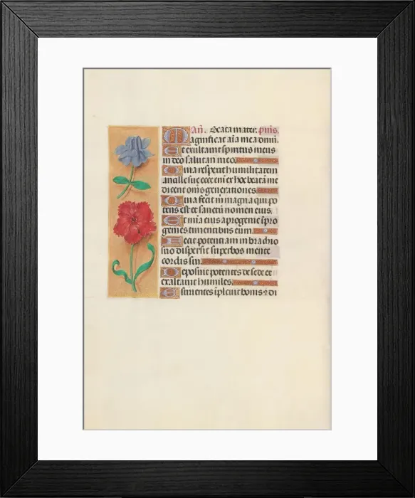 Framed Print : Hours of Queen Isabella the Catholic, Queen of Spain: Fol. 151v, c. 1500. Creator Framed Print : Hours of Queen Isabella the Catholic, Queen of Spain: Fol. 151v, c. 1500. Creator