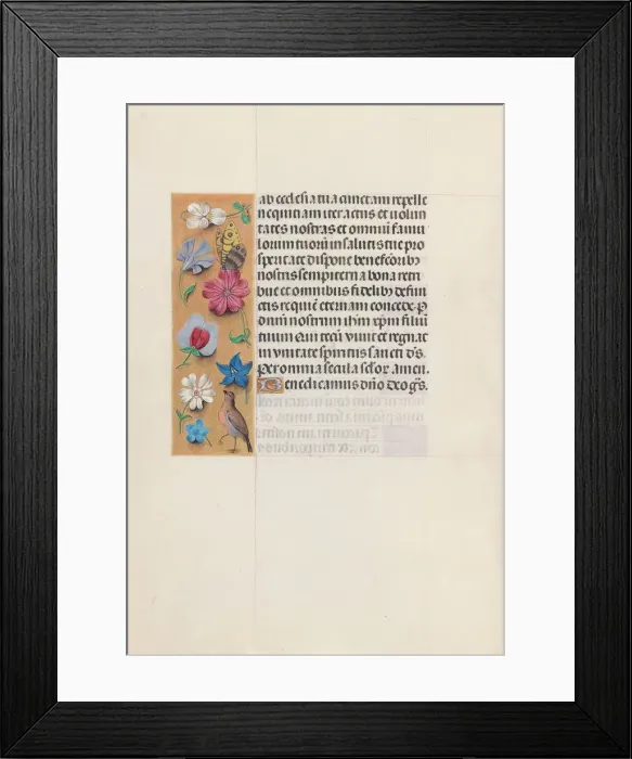 Framed Print : Hours of Queen Isabella the Catholic, Queen of Spain: Fol. 158v, c. 1500. Creator Framed Print : Hours of Queen Isabella the Catholic, Queen of Spain: Fol. 158v, c. 1500. Creator