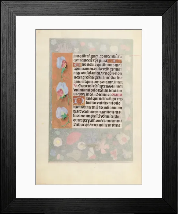 Framed Print : Hours of Queen Isabella the Catholic, Queen of Spain: Fol Framed Print : Hours of Queen Isabella the Catholic, Queen of Spain: Fol