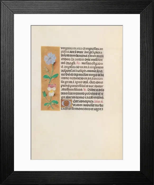 Framed Print : Hours of Queen Isabella the Catholic, Queen of Spain: Fol. 162v, c. 1500. Creator Framed Print : Hours of Queen Isabella the Catholic, Queen of Spain: Fol. 162v, c. 1500. Creator