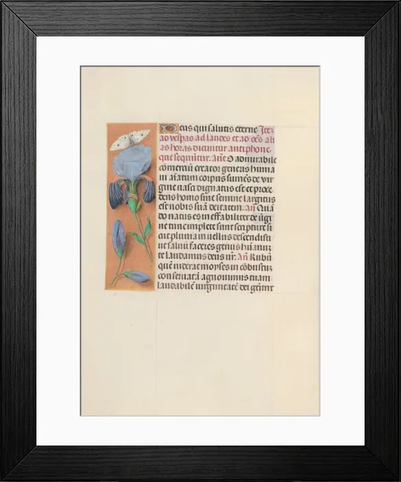 Framed Print : Hours of Queen Isabella the Catholic, Queen of Spain: Fol. 165v, c. 1500. Creator Framed Print : Hours of Queen Isabella the Catholic, Queen of Spain: Fol. 165v, c. 1500. Creator