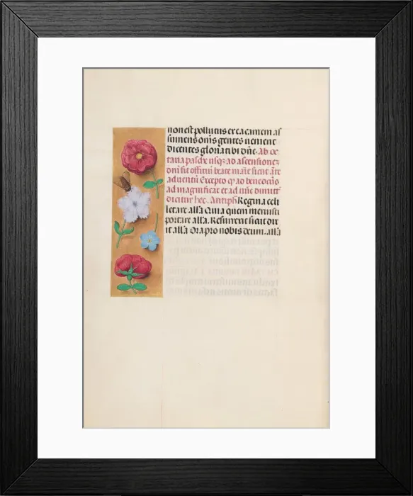 Framed Print : Hours of Queen Isabella the Catholic, Queen of Spain: Fol. 166v, c. 1500. Creator Framed Print : Hours of Queen Isabella the Catholic, Queen of Spain: Fol. 166v, c. 1500. Creator