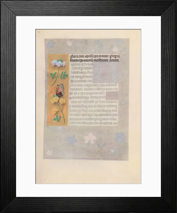 Framed Print : Hours of Queen Isabella the Catholic, Queen of Spain: Fol. 174v, c. 1500. Creator Framed Print : Hours of Queen Isabella the Catholic, Queen of Spain: Fol. 174v, c. 1500. Creator