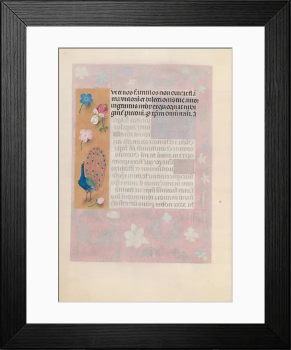 Framed Print : Hours of Queen Isabella the Catholic, Queen of Spain: Fol. 180v, c. 1500. Creator