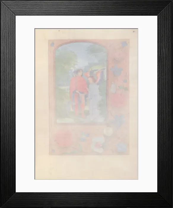 Framed Print : Hours of Queen Isabella the Catholic, Queen of Spain: Fol. 181r, c. 1500. Creator Framed Print : Hours of Queen Isabella the Catholic, Queen of Spain: Fol. 181r, c. 1500. Creator