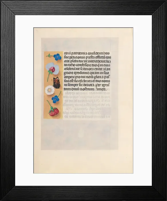 Framed Print : Hours of Queen Isabella the Catholic, Queen of Spain: Fol. 182v, c. 1500. Creator Framed Print : Hours of Queen Isabella the Catholic, Queen of Spain: Fol. 182v, c. 1500. Creator