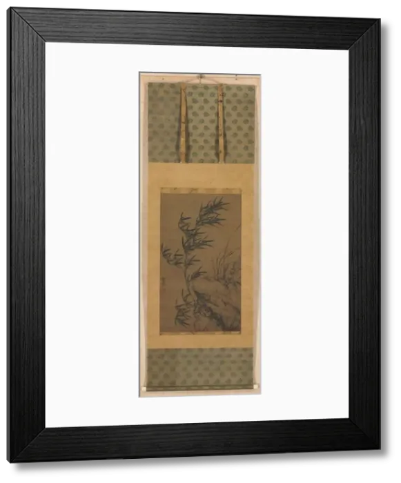 Framed Print : Bamboo in the Wind, 1300s. Creator: Puming (Xue Zhuang) (Chinese, active before 1274-after 1329) Framed Print : Bamboo in the Wind, 1300s. Creator: Puming (Xue Zhuang) (Chinese, active before 1274-after 1329)