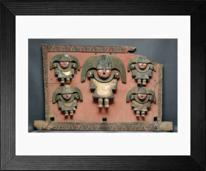 Framed Print : Backrest of a Litter, 900-1470. Creator: Unknown Framed Print : Backrest of a Litter, 900-1470. Creator: Unknown